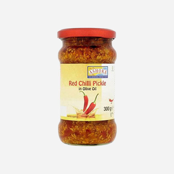 ASHOKA Cornichon au Piment Rouge (300g)