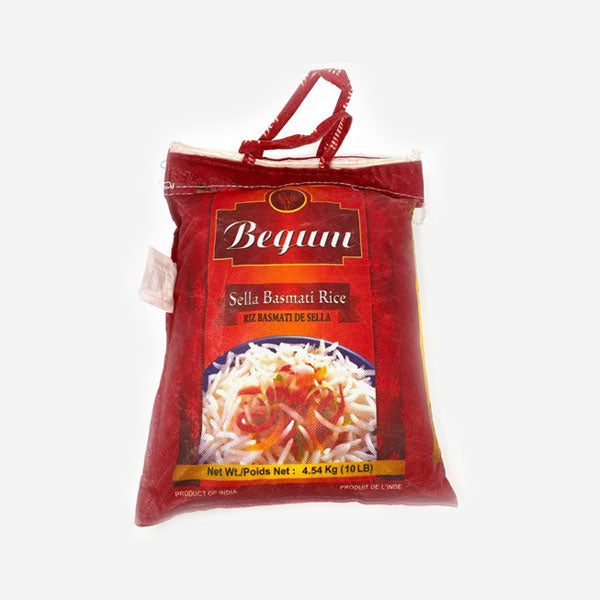 Riz basmati Begum Golden Sella (4,54 kg)