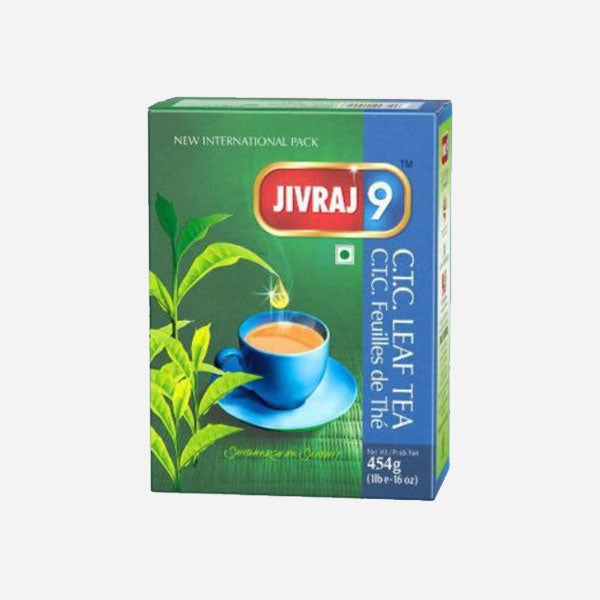 JIVRAJ 9 C.T.C. Thé en feuilles (454g)