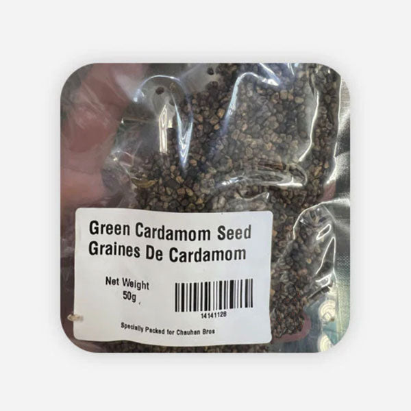 (Pour Chauhan Bros) Graines de cardamome verte (50g)