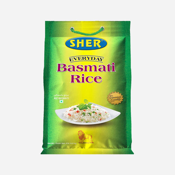 Riz basmati quotidien Sher (3,62 kg)