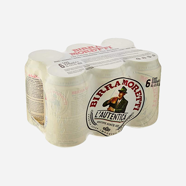 BIRRA MORETTI (PAQUET DE 6) (330ML PAR)