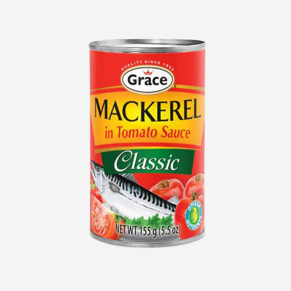 GRACE (SARDINES À LA SAUCE TOMATE AU PIMENT CHAUD) (155G)