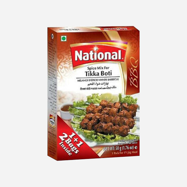 NATIONAL (TIKKA BOTI/SEEKH KABAB) (50G)