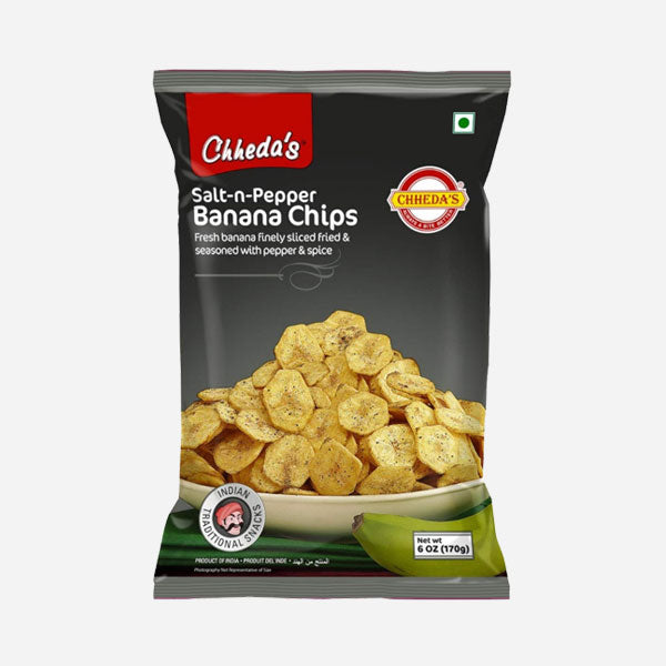 SEL ET POIVRE (Chheda's) (CHIPS DE BANANE) (170 g)