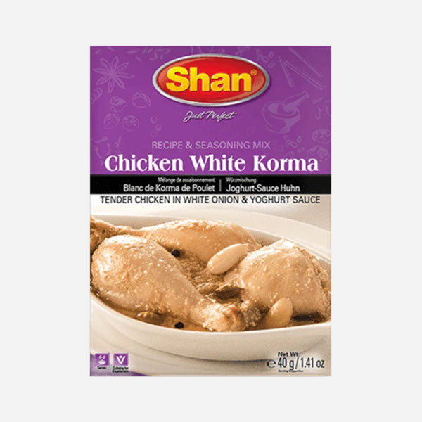 Mélange Korma blanc de poulet Shan (40 g)