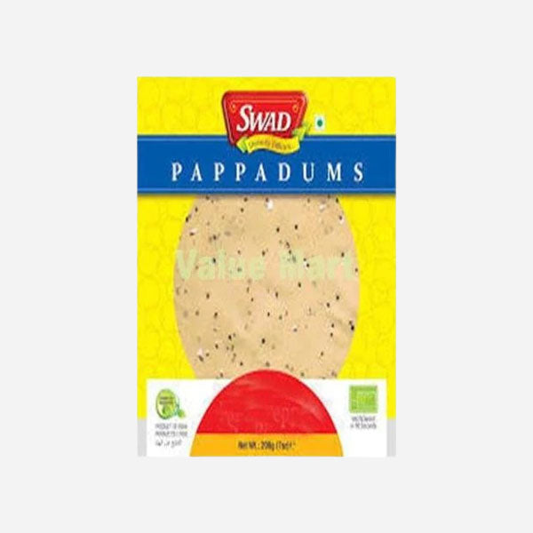 Swad Poppadom - Jeera Cumin (200 g)