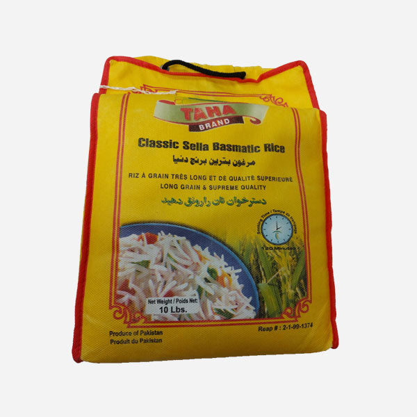 Riz Basmati Sella Classique Taha (10 LBS)